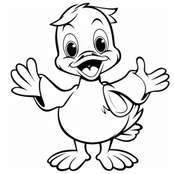 duck saying hi