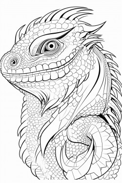 bearded dragon mandala