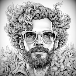 hombre calvo con lentes filosofo