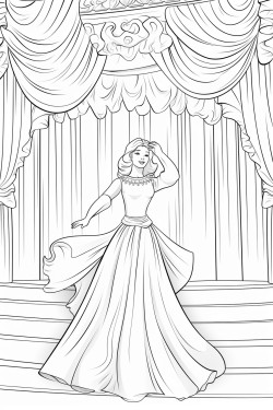 girl performing a musical theatre performance on a stage