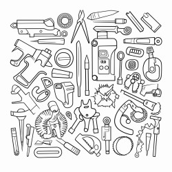 tools aesthetic