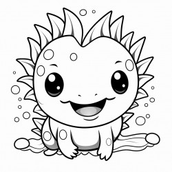 monster axolotl pop smile