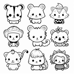 crer 10 pages de dessins a colorier pour les enfants