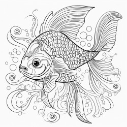 magic fish in magic sea