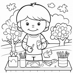create a coloring page