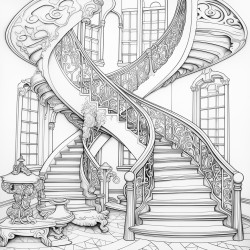 escalier tournant