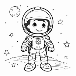 kosmonaut bajkowy dzieci