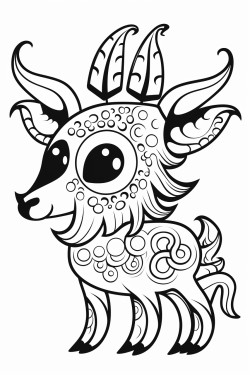 alebrije que combine un ciervo un agila un dragon y corales marinos