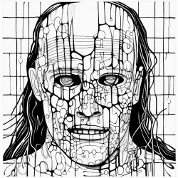 horror paint by number