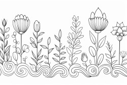 fantasy borders with plants
