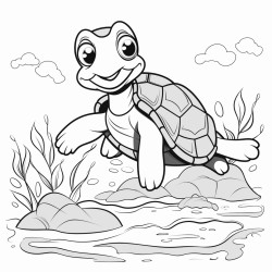 brisbane river turtle swimming