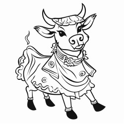 dancing polish cow