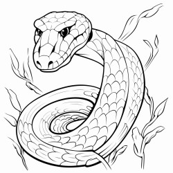 a large snake