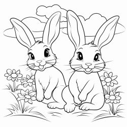 a happy bunnies