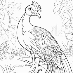 peacock in the jungle bolt lines