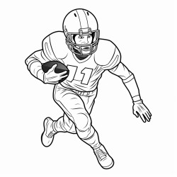 coloring football