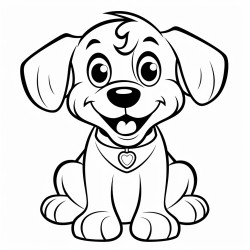 happy cut dog