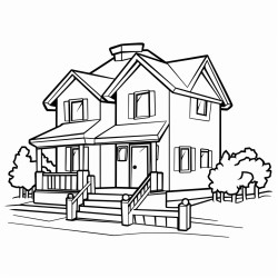 house with a wheelchair ramp