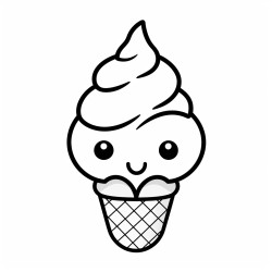 ice cream cawai