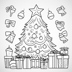 24 chrismas things symmetrical