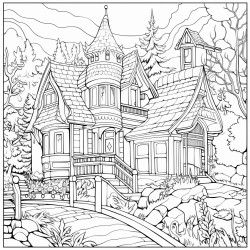 color this picture with sketch colour