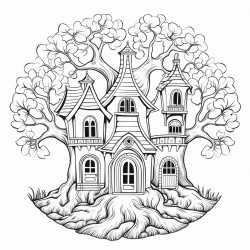 house and tree