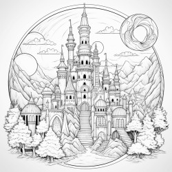 a fantasy earth themed castle