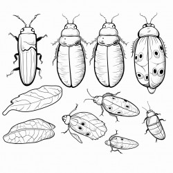 firefly beetle life stages egg larvae pupae adult