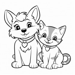 cat and dog