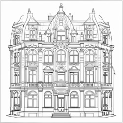 filligree art neuveau building