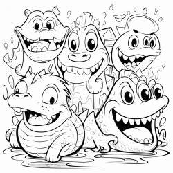 Moustros tiernos bonitos