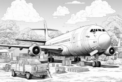 factory of aircrafts