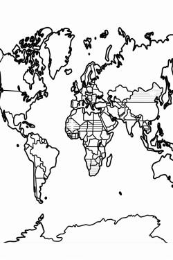 world countries in alphabetical order with its national flag designed into the country shape