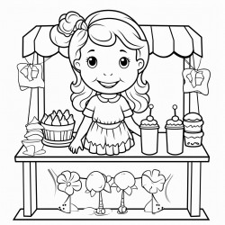 little girl lemonade stand birthday