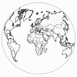 a blank map of mega continent sahul