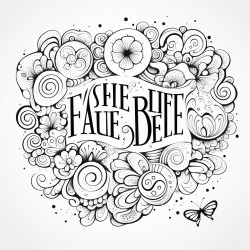 inspirational motivational quotes with bubble type letters and pretty filler images around words