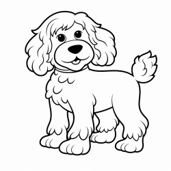a goldendoodle dog