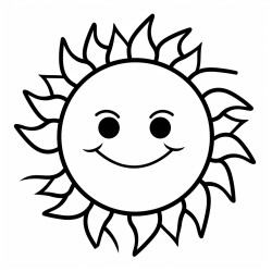 the sun simplest shape possible
