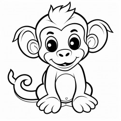 a cute monkey
