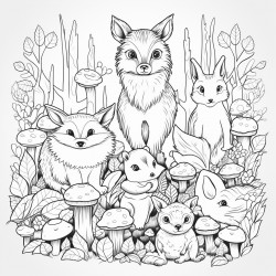 cute forest animals