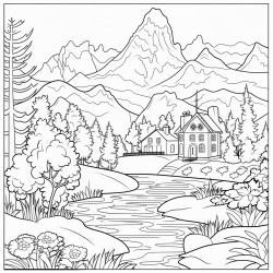 cute relaxing landscapes