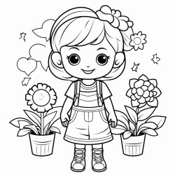 amouse girle wear plants and shirt