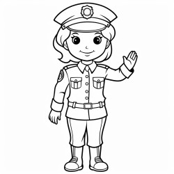 thank you to female police officer