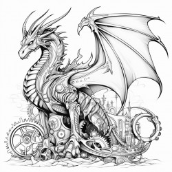 steampunk dragon
