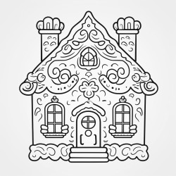 filligree gingerbread hause interrior