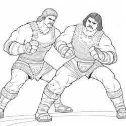 wrestlers