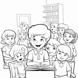 elementary school class