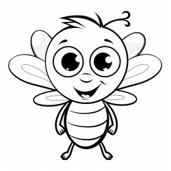 a cute honeybee