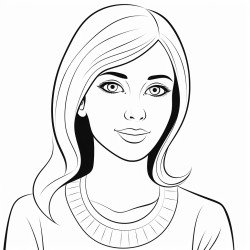 a realistic woman