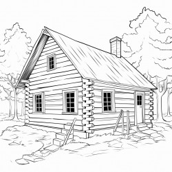 1772 doucet log house rustico
